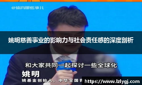 姚明慈善事业的影响力与社会责任感的深度剖析